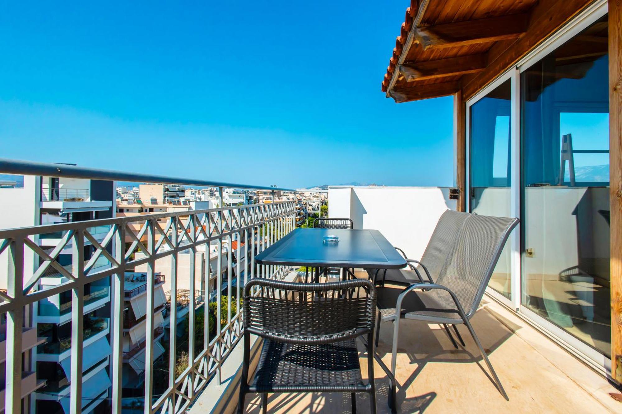 Lis153 By Smart Cozy Suites - Top Floors With Amazing City View - Available 24Hr Афины Экстерьер фото