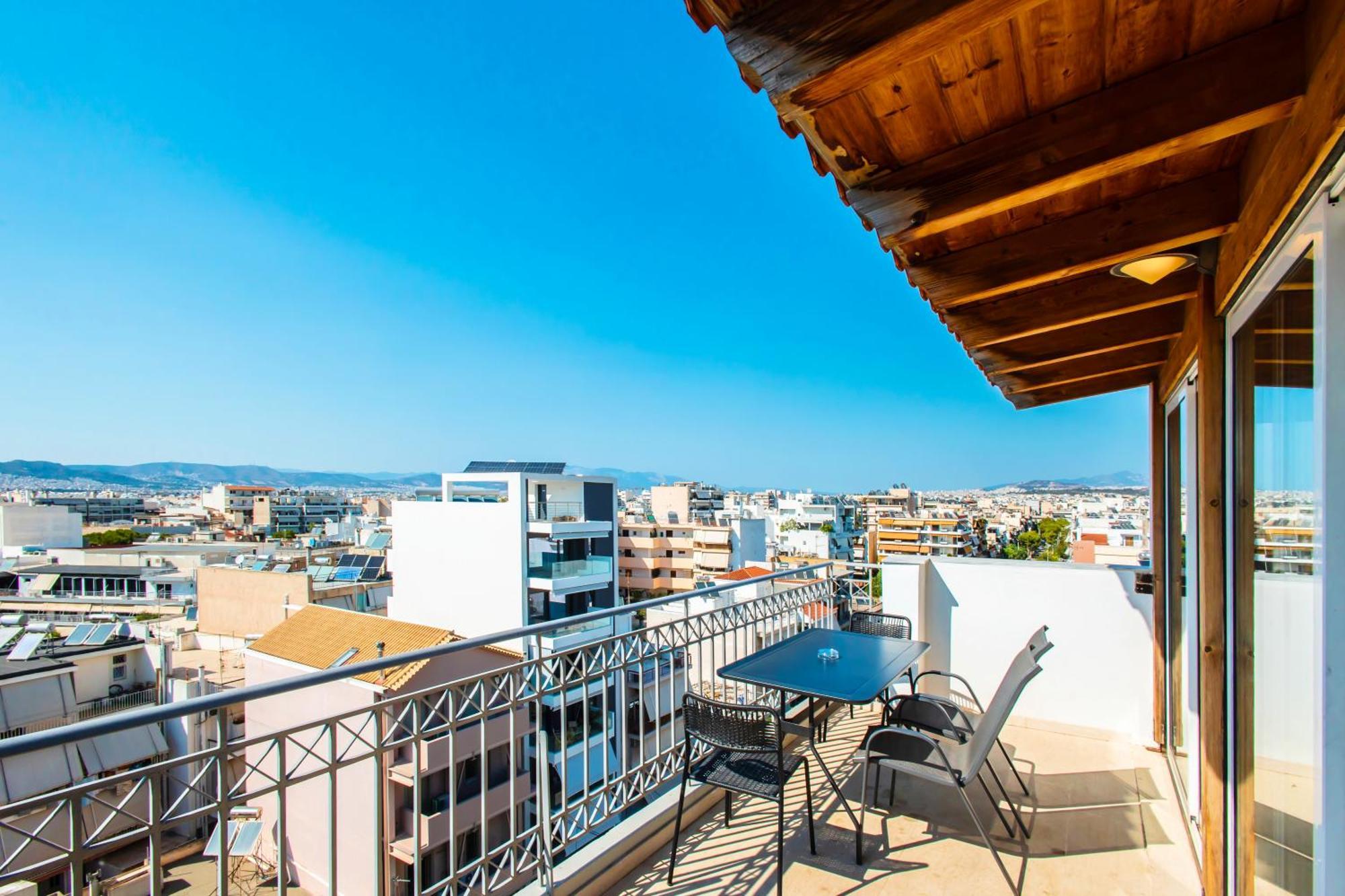 Lis153 By Smart Cozy Suites - Top Floors With Amazing City View - Available 24Hr Афины Экстерьер фото