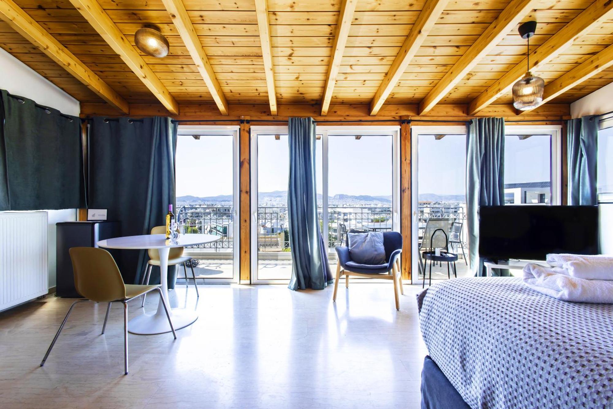 Lis153 By Smart Cozy Suites - Top Floors With Amazing City View - Available 24Hr Афины Экстерьер фото