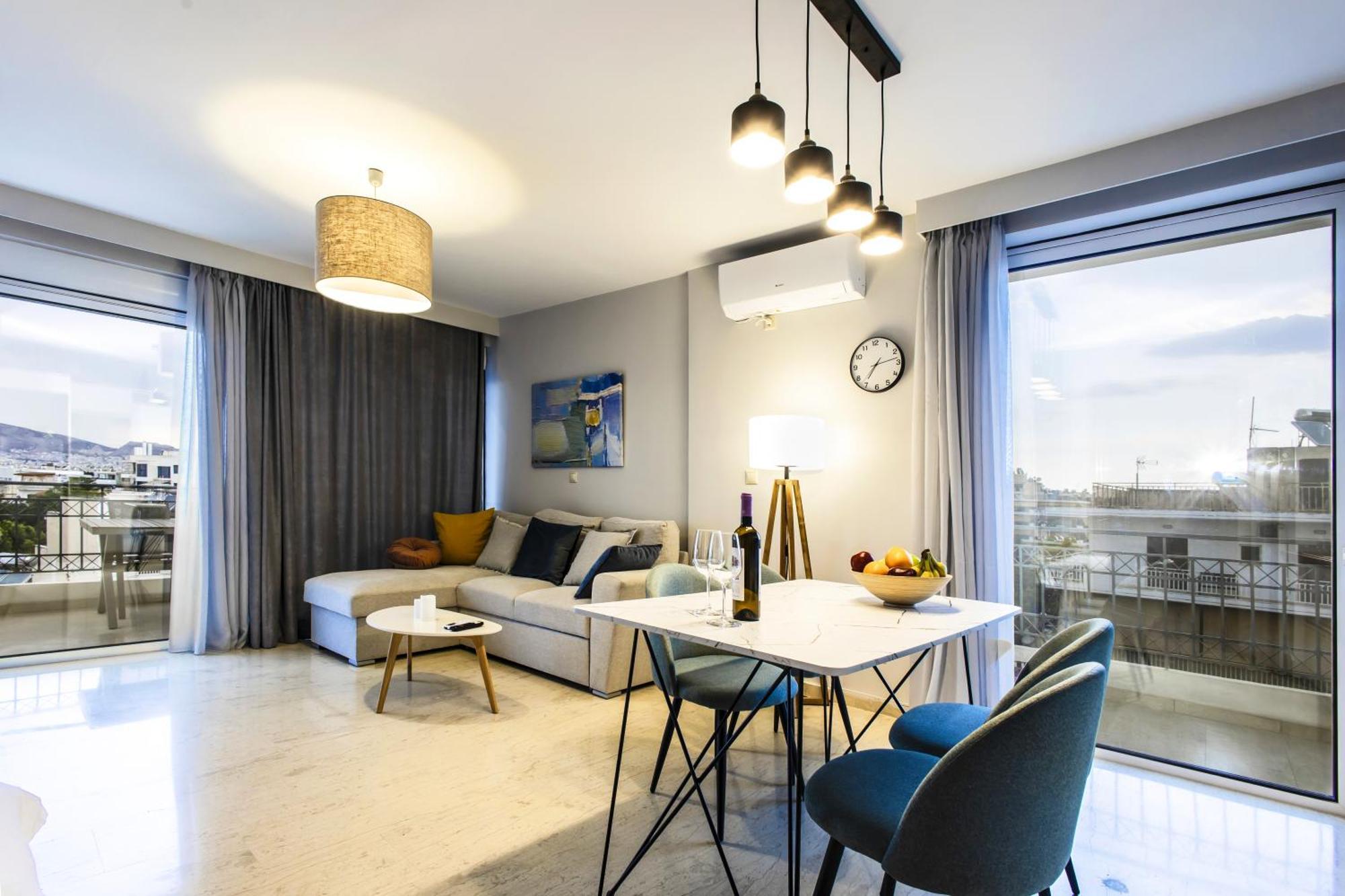 Lis153 By Smart Cozy Suites - Top Floors With Amazing City View - Available 24Hr Афины Экстерьер фото