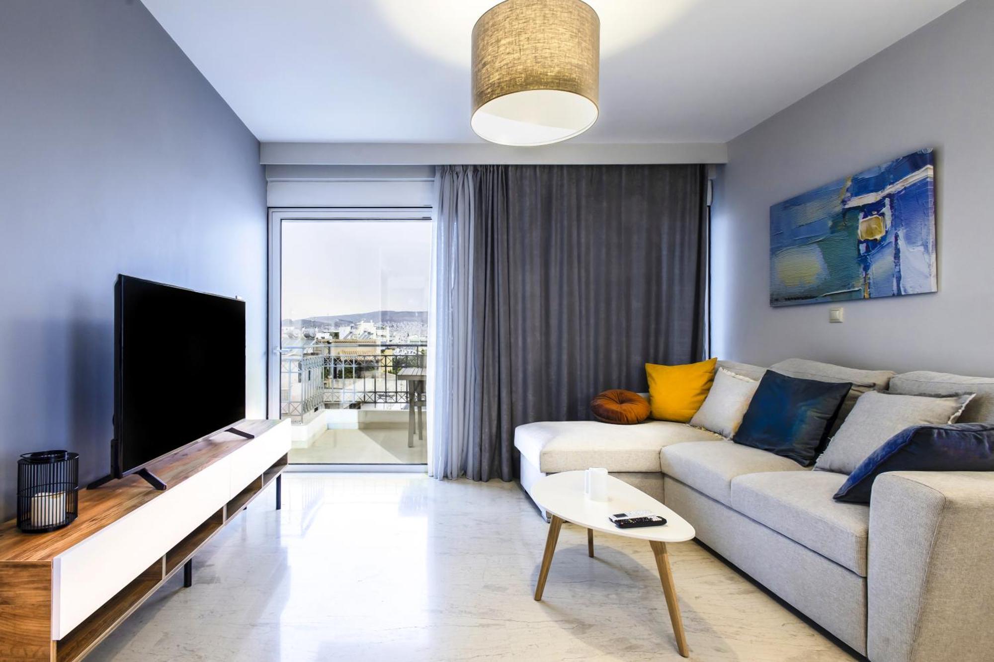 Lis153 By Smart Cozy Suites - Top Floors With Amazing City View - Available 24Hr Афины Экстерьер фото